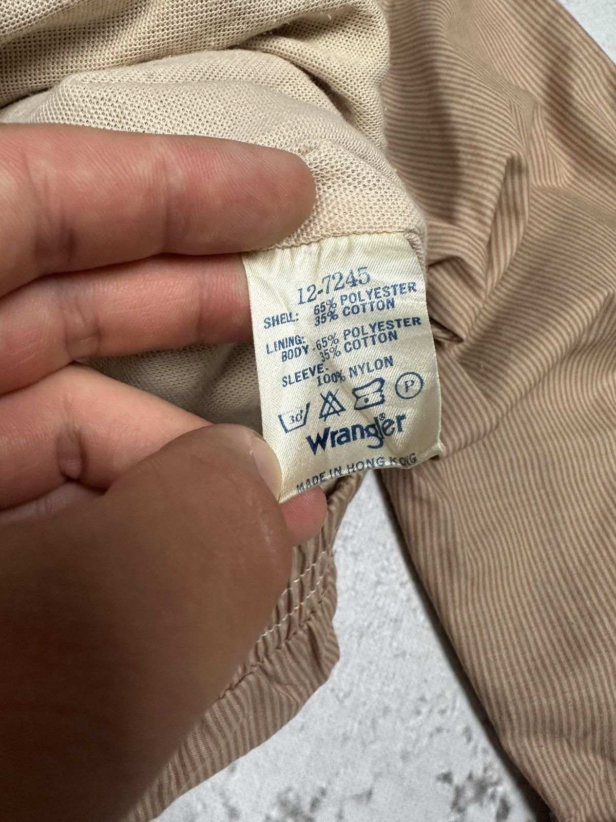 Wrangler Vintage Wrangler Striped Bomber Jacket Made in Hong Kong Size US XL / EU 56 / 4 - 8 Thumbnail