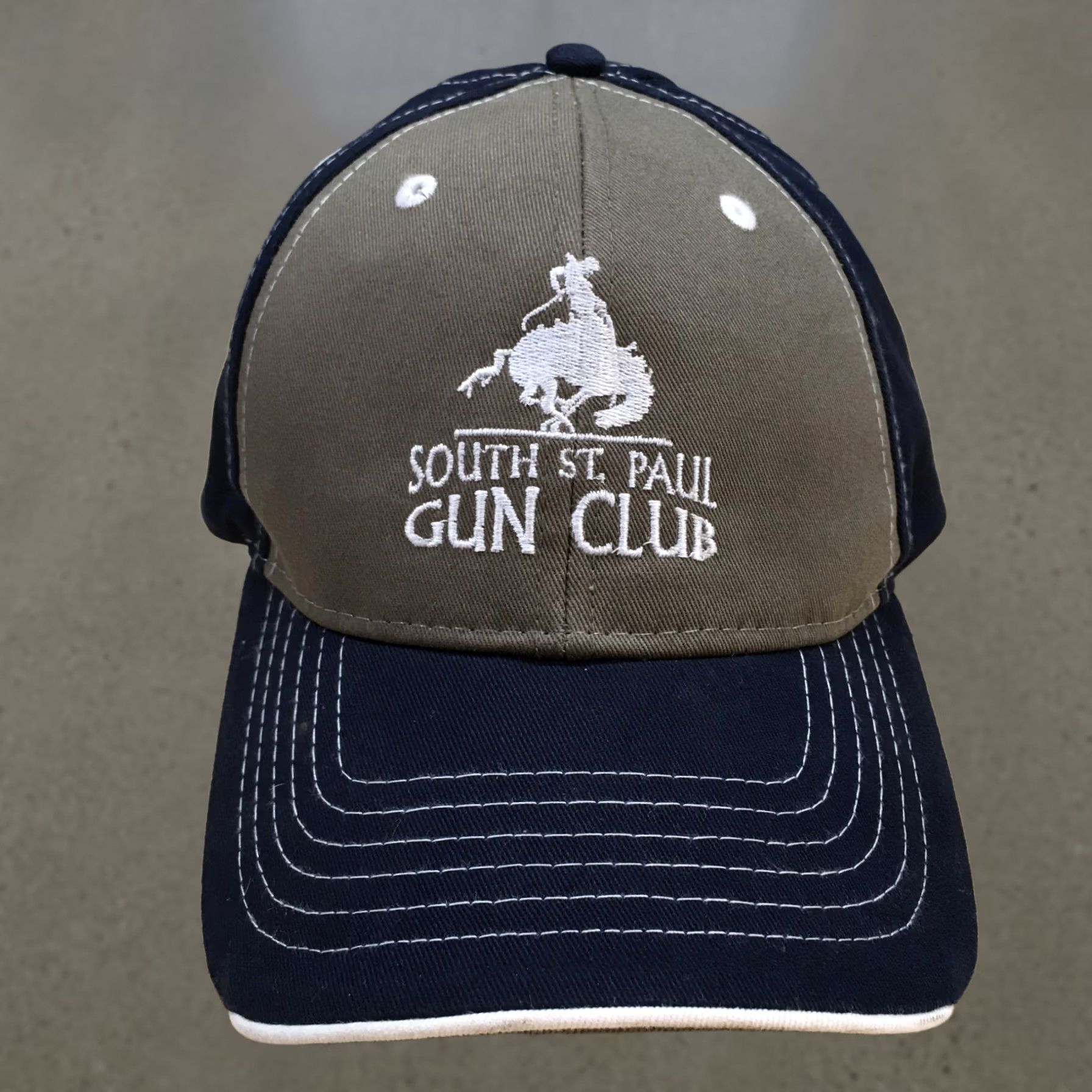 Vintage Sportsman South St Paul Gun Club Baseball Cap Hat Mens One Size Blue Cotton Adjustable, Breathable, Lightweight, Casual Cap Size ONE SIZE - 1 Thumbnail