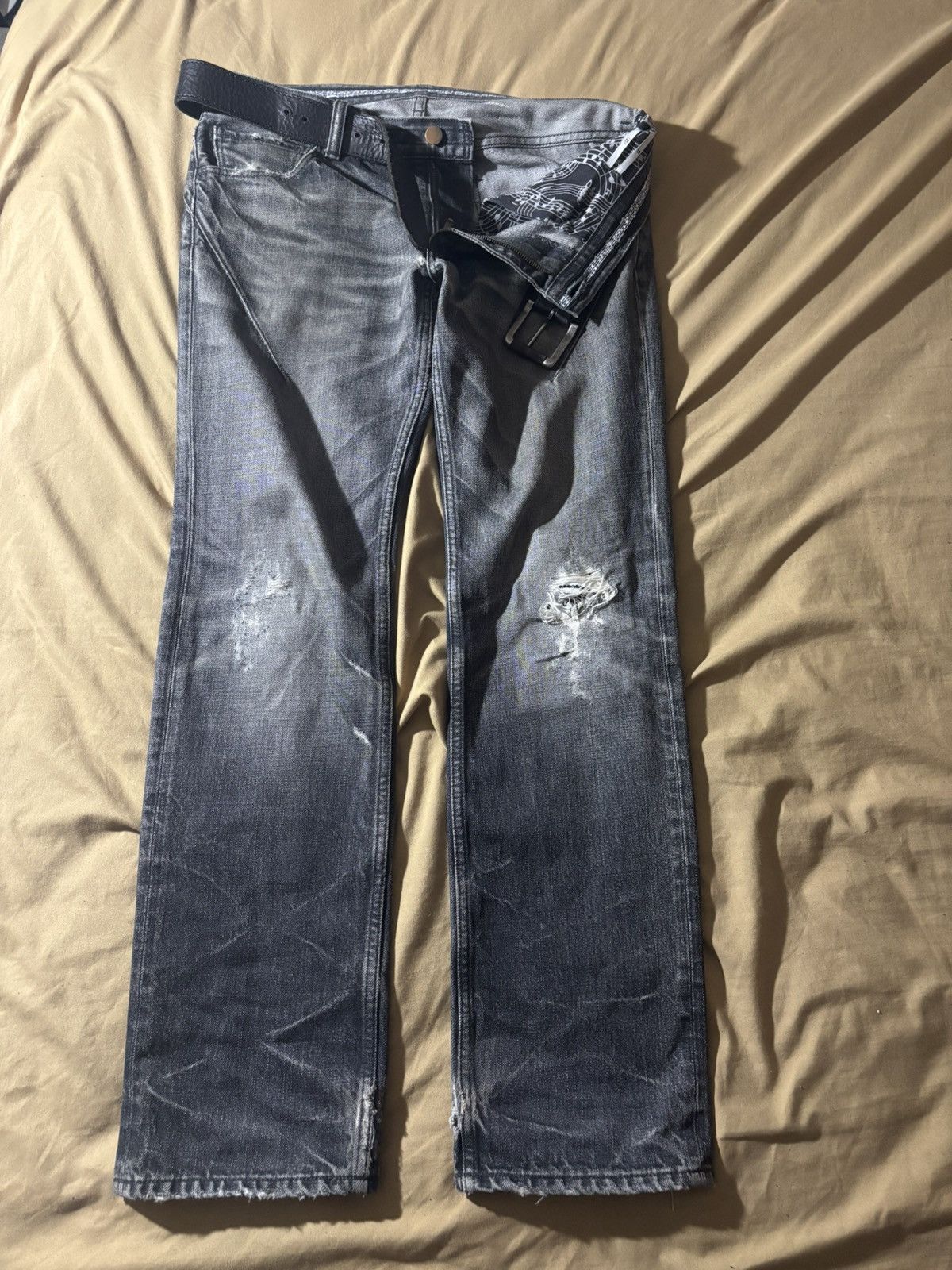 Number (N)ine Number Nine SS07 “Love, God, Murder” Pain Denim