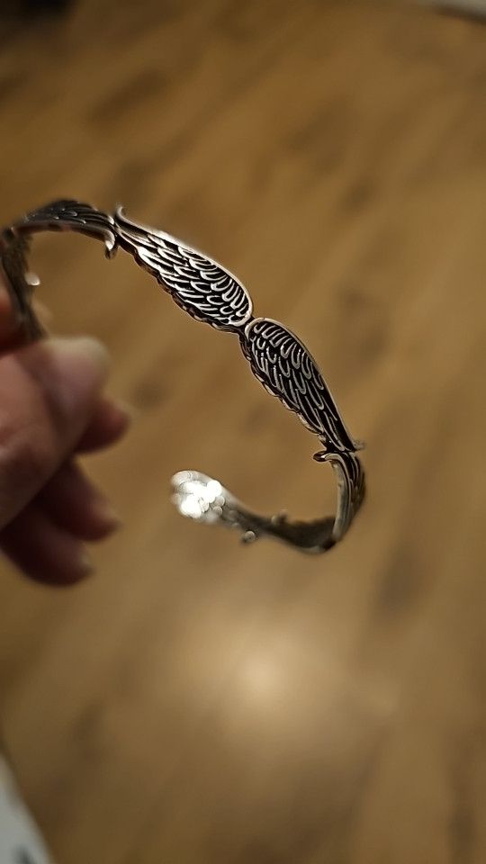 Vintage Adjustable Angle Wings Bracelet Size ONE SIZE - 1 Thumbnail