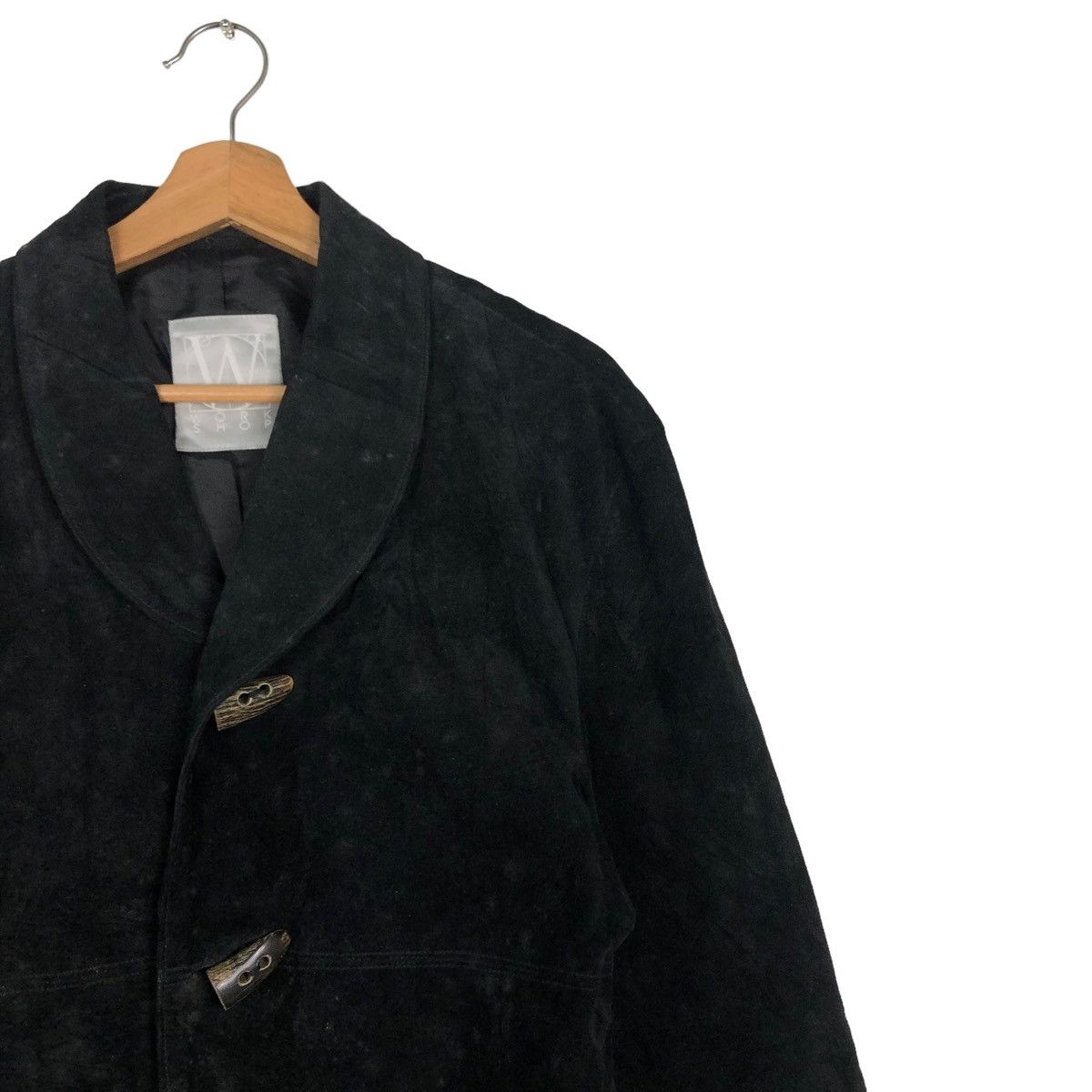 Yohji Yamamoto 🔥ARCHIEVE PIG SKINS GENUINE LEATHER JACKET WORK SHOP JAPAN Size US S / EU 44-46 / 1 - 4 Thumbnail