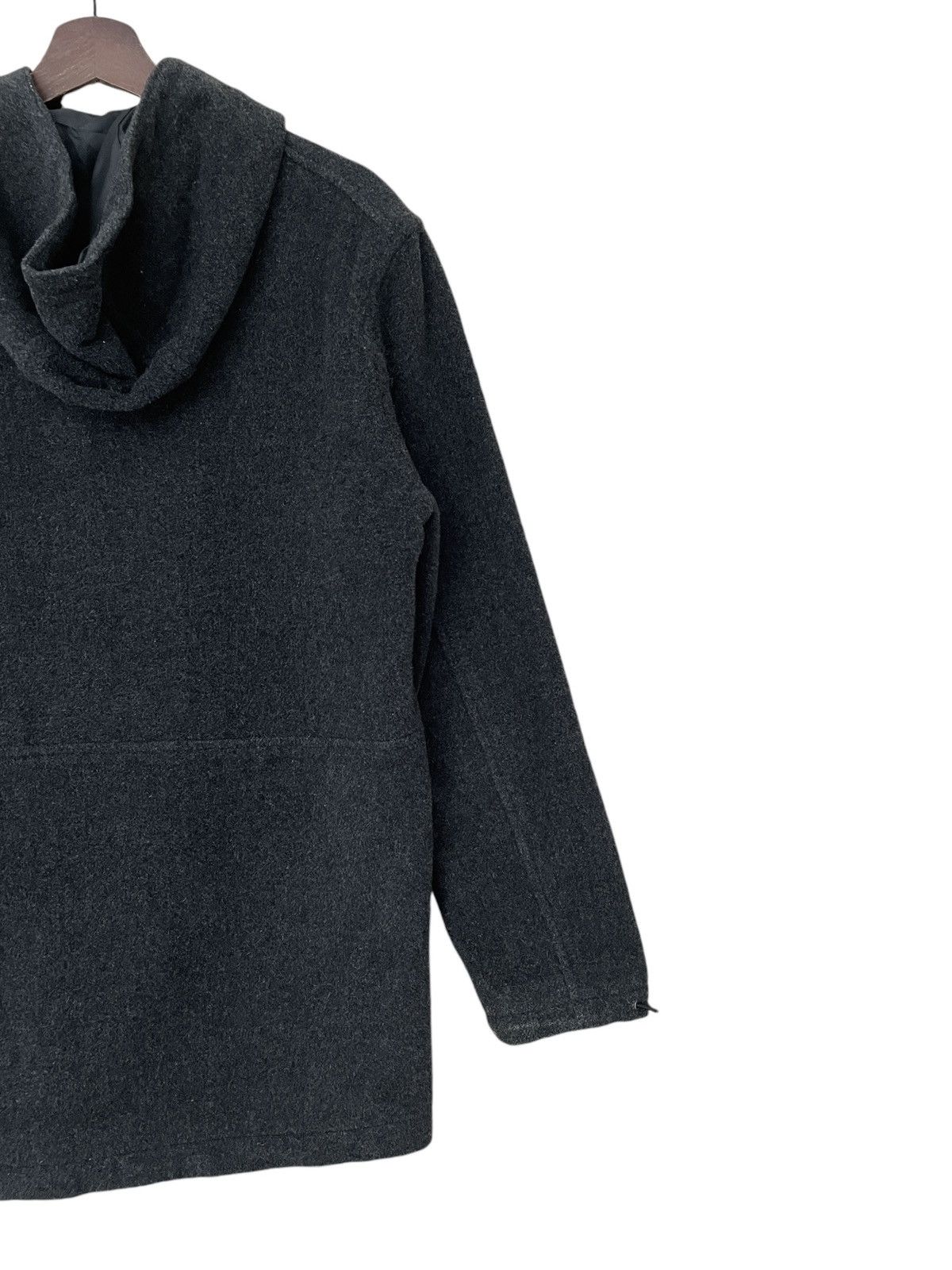 Japanese Brand × PPFM Vintage Japanese Brand PPFM Wool Hoodie Parka 1990s Size US M / EU 48-50 / 2 - 8 Thumbnail