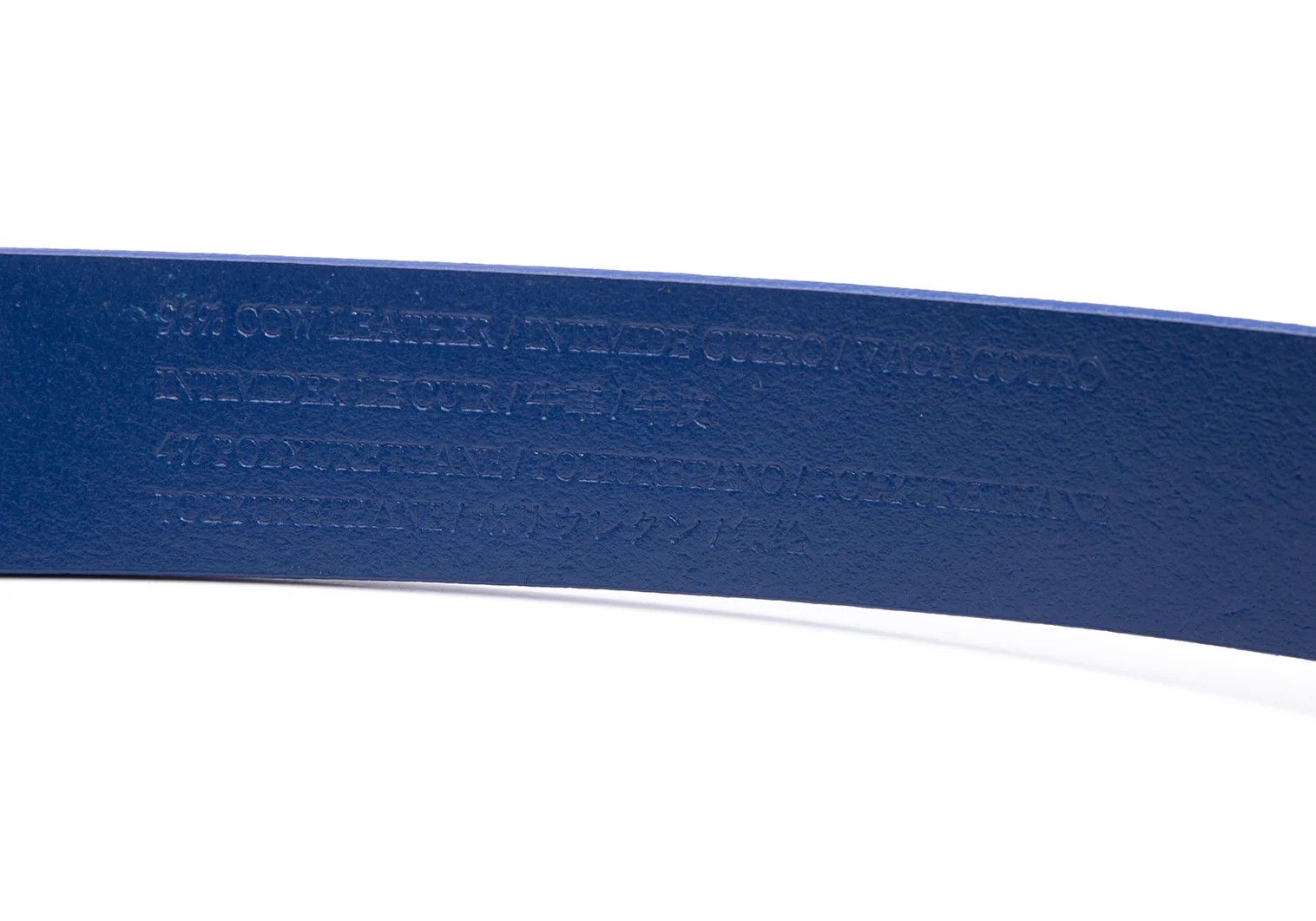 Armani Square Buckle Color Belt in Blue, Size 38 Size ONE SIZE - 8 Thumbnail