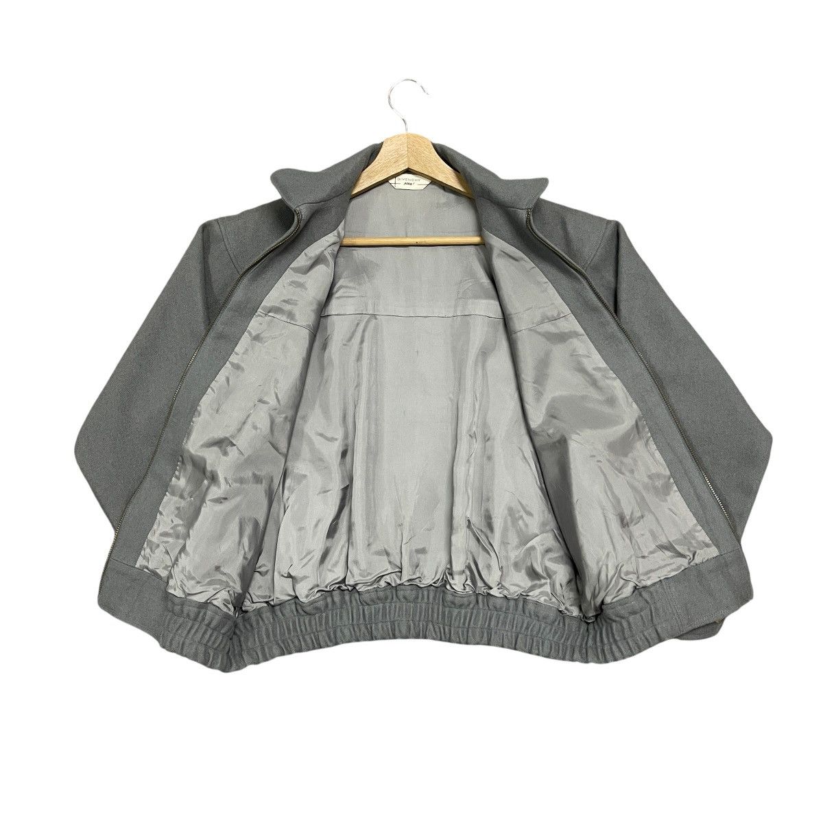 Givenchy Vintage 90s Givenchy Play Grey Wool Blouson Bomber Jacket Size US M / EU 48-50 / 2 - 22 Thumbnail