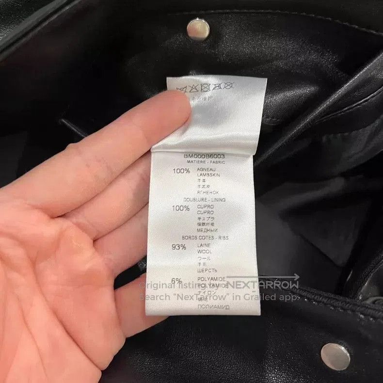 Givenchy Givenchy Stars Leather Baseball Jacket. Size US L / EU 52-54 / 3 - 6 Thumbnail