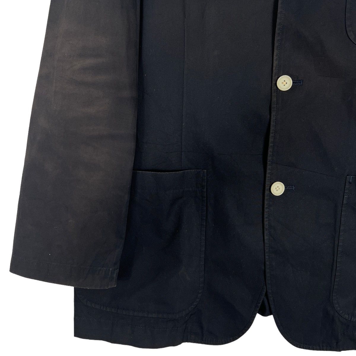 Issey Miyake 🔥 W.ROOTS CLASSIC INDIGO CHORE JACKET MADE IN JAPAN Size US XXL / EU 58 / 5 - 4 Thumbnail