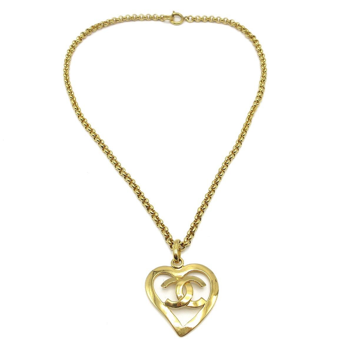 Chanel Chanel CC Heart Pendant Metal Size ONE SIZE - 1 Thumbnail