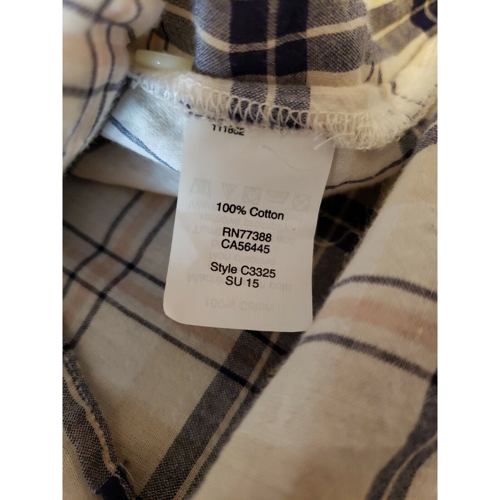Madewell Madewell Boyfriend Shirt Womens XS 100% Cotton Blue Pink Pla Size XS / US 0-2 / IT 36-38 - 9 Thumbnail