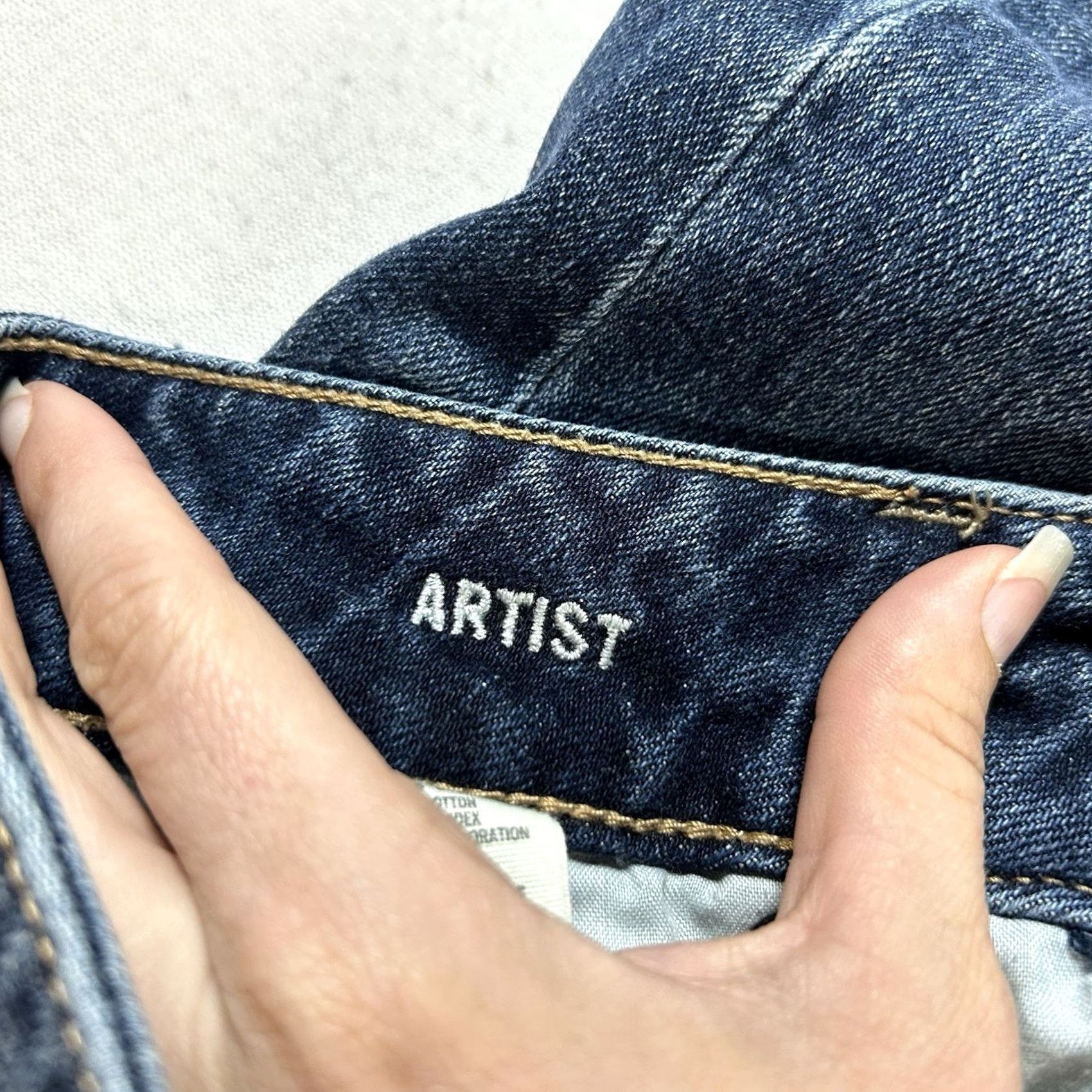 American Eagle Outfitters VINTAGE American Eagle Artist Crop Jeans Womens Size 0 Regular Medium Wash AEO Size 25" / US 0 / IT 36 - 5 Thumbnail