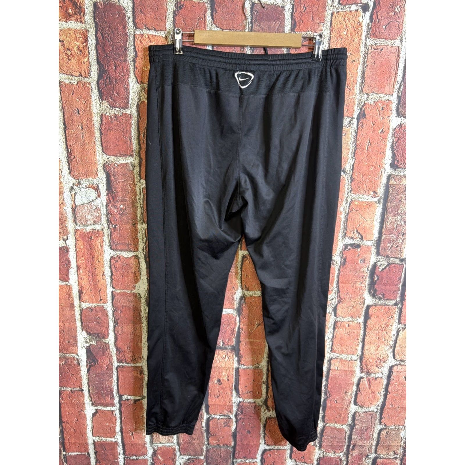 Nike Nike Black Libero Knit Training Soccer Pants Womens M Black Dri-Fit Joggers Size 32" / US 10 / IT 46 - 3 Thumbnail