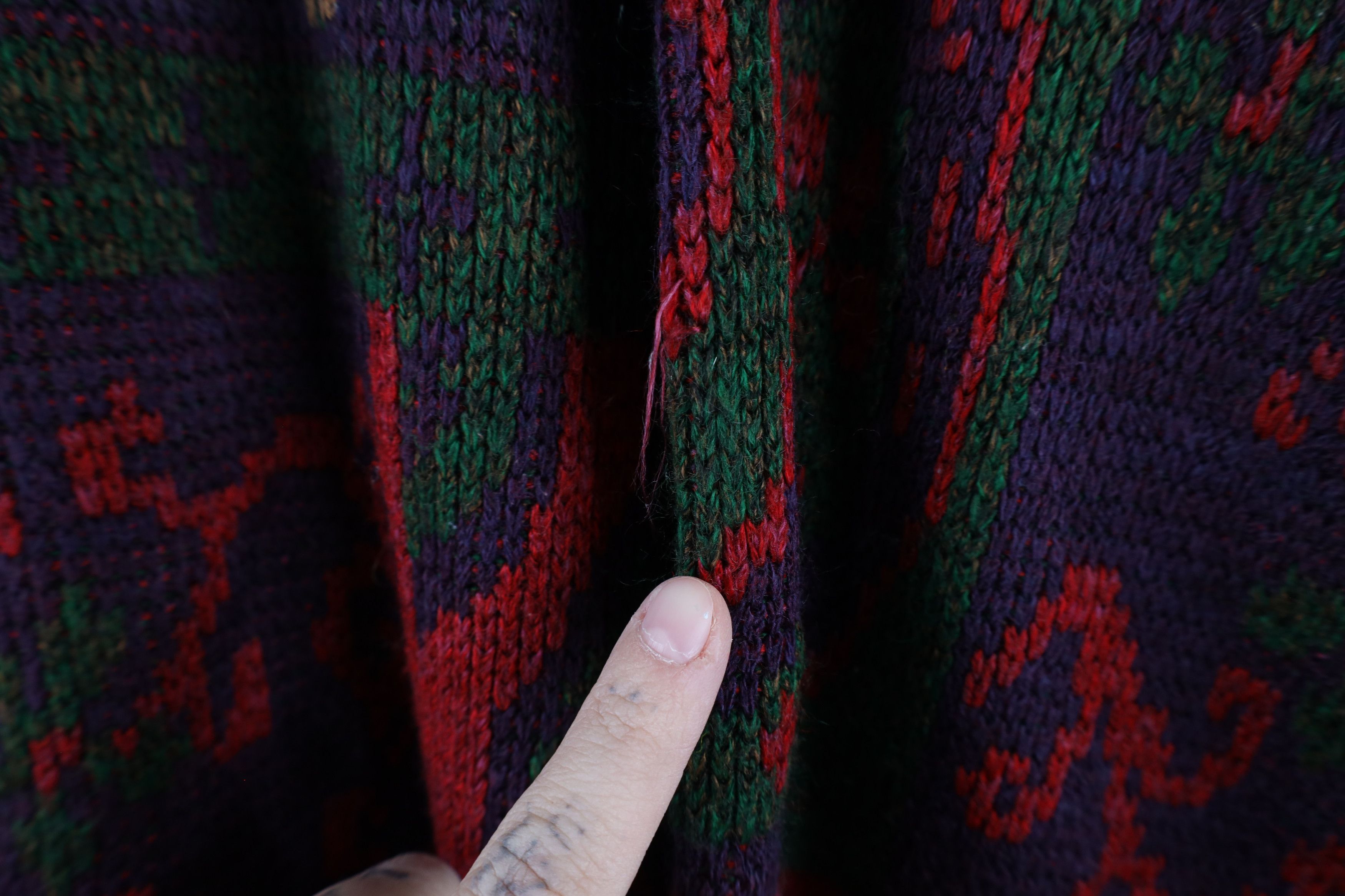Vintage Vintage 90s Streetwear Paisley Fair Isle Knit Sweater USA Size XL / US 12-14 / IT 48-50 - 4 Thumbnail