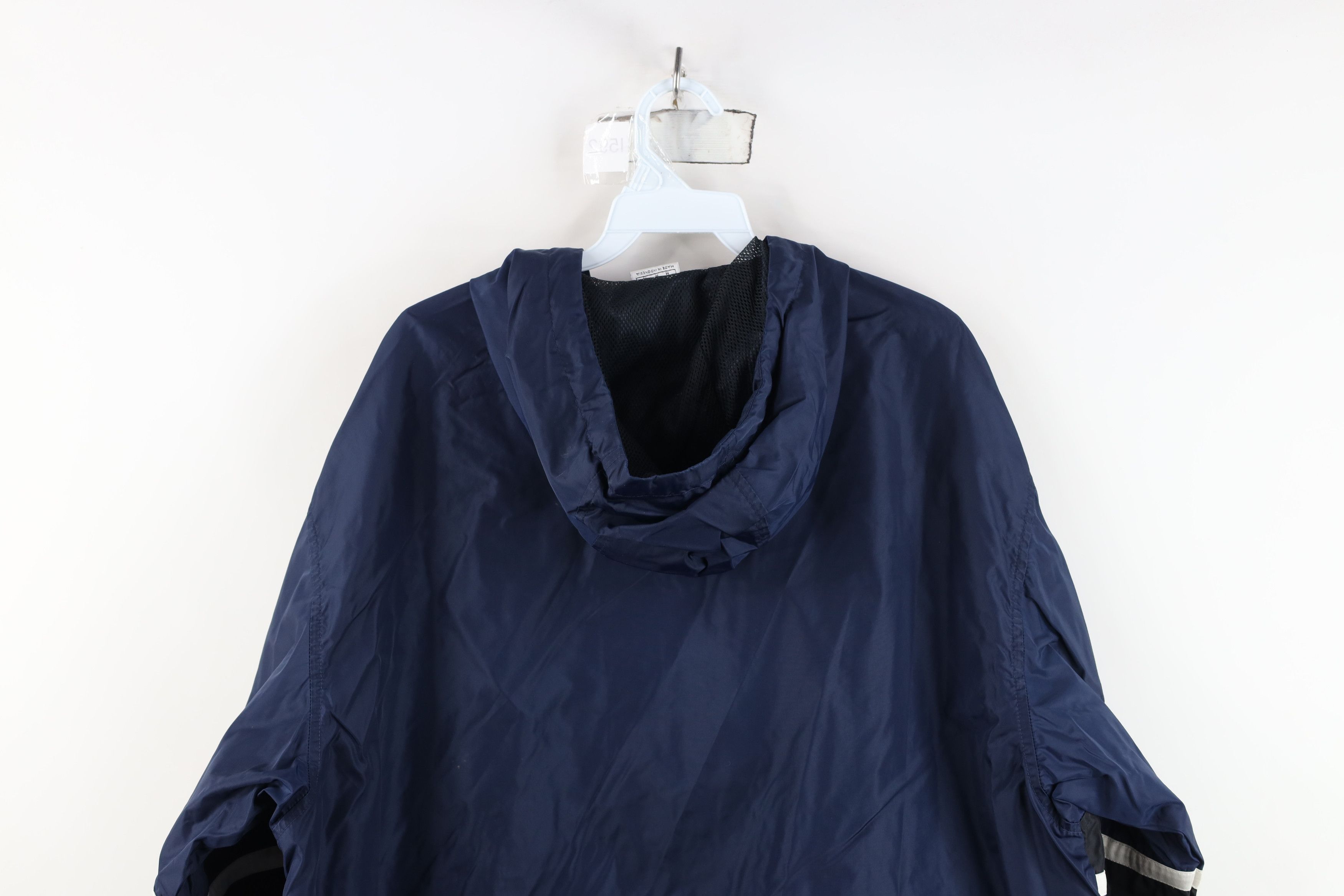 Nike Vintage 90s Nike Scott Mini Swoosh Hooded Anorak Jacket Blue Size US M / EU 48-50 / 2 - 13 Thumbnail