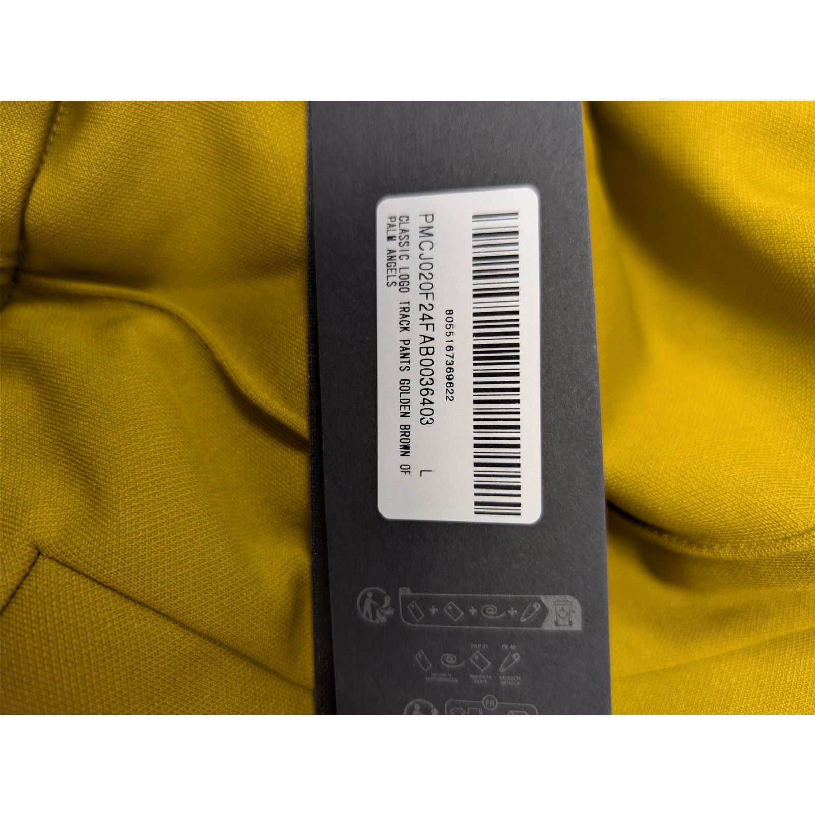 Palm Angels o1rshd1 Q:2 / Classic Logo Track Pants in Golden Brown Size US 34 / EU 50 - 22 Thumbnail