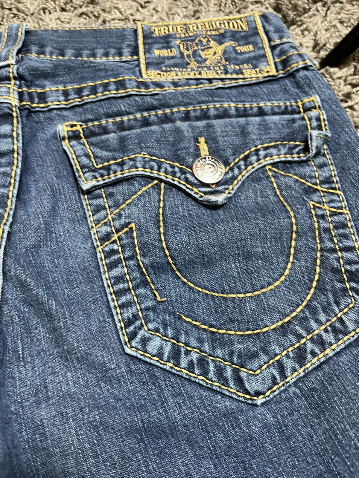 True Religion TRUE RELIGION BAGGY Y2K JEANS Size US 36 / EU 52 - 3 Thumbnail