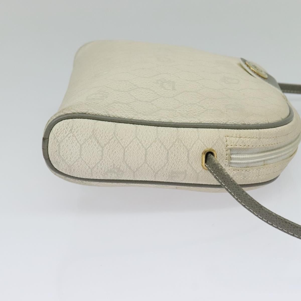 Dior DIOR Honeycomb Canvas Shoulder Bag Pvc White Gold Size ONE SIZE - 5 Thumbnail