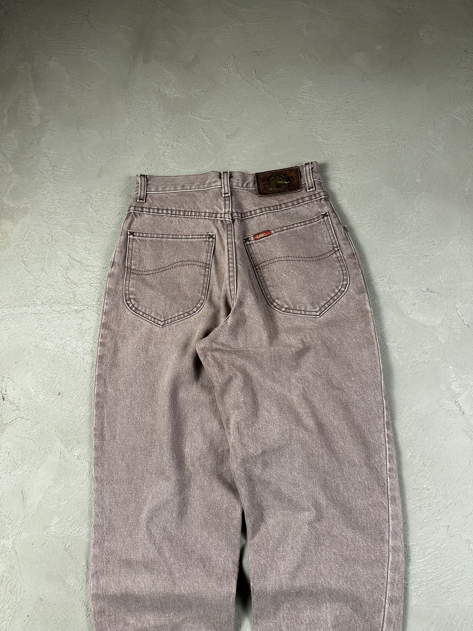 Lee 80s Vintage Lee Oversized Denim Pants Washed Rare Size US 28 / EU 44 - 3 Thumbnail