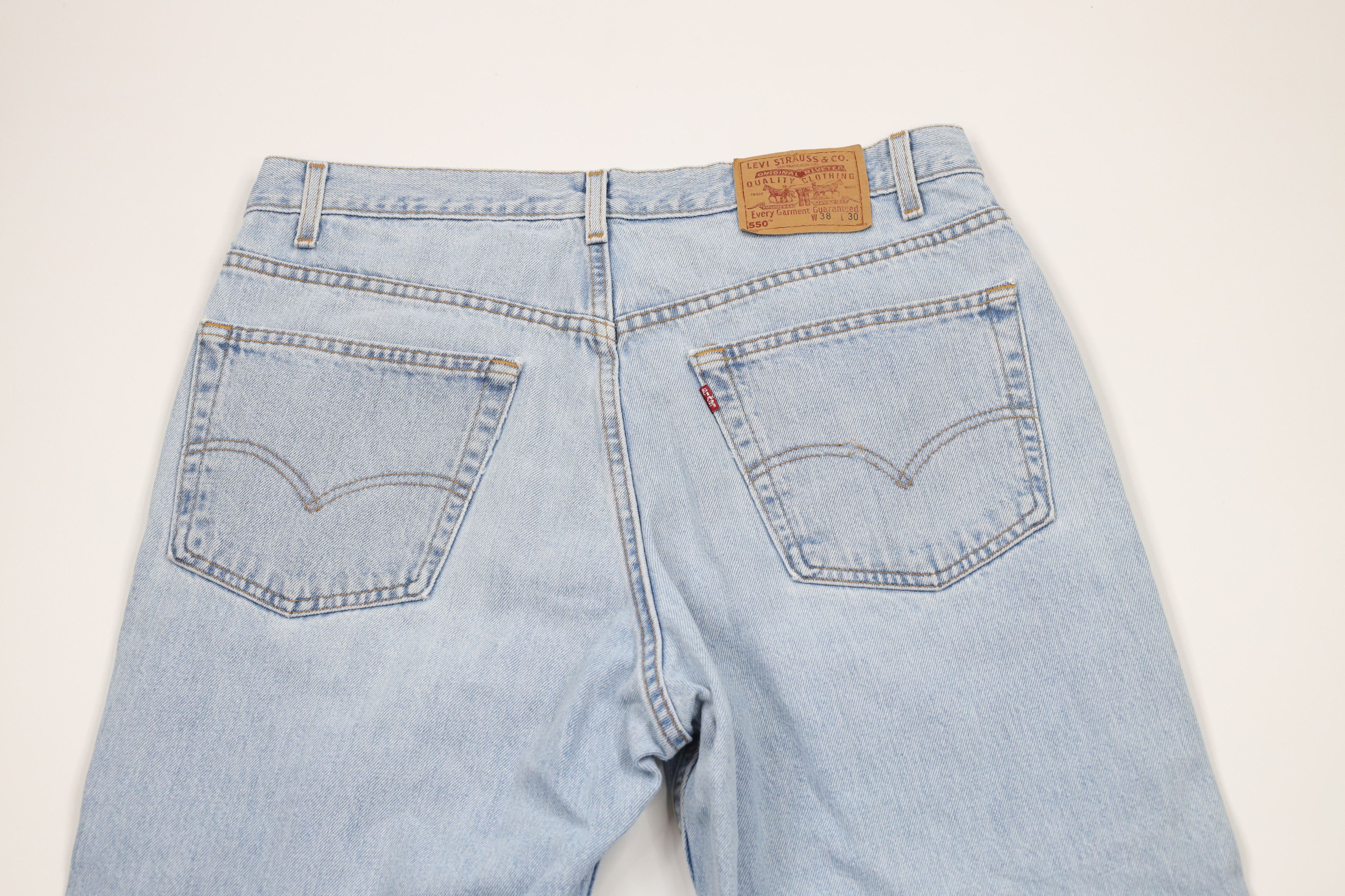 Levi's × Vintage Vintage Y2K 2000 Levis 550 Relaxed Fit Denim Jeans USA Size US 36 / EU 52 - 12 Thumbnail