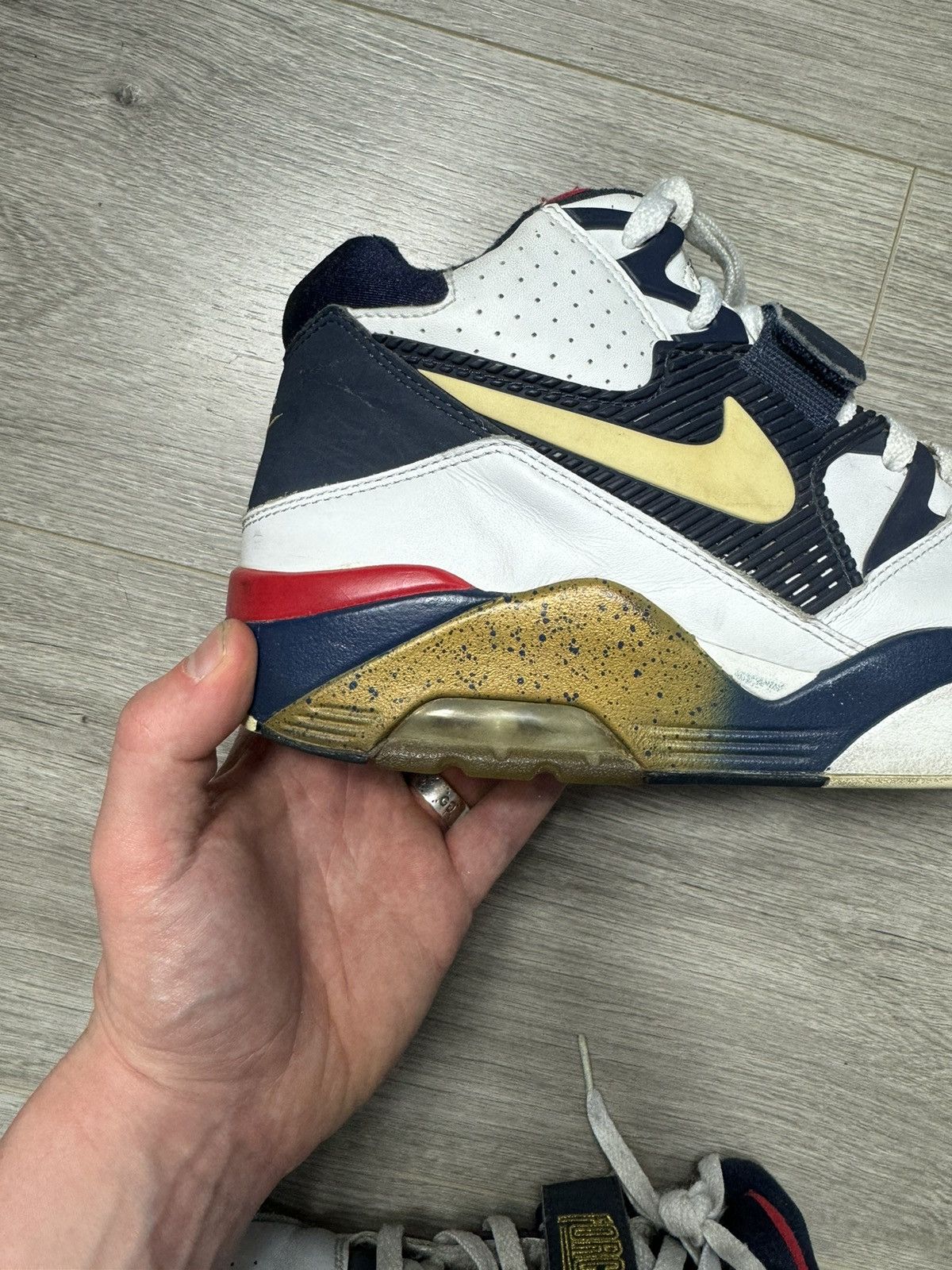 Nike × Vintage 2004 Nike Air Force 180 Olympic Dream Team Size US 10 / EU 43 - 6 Thumbnail