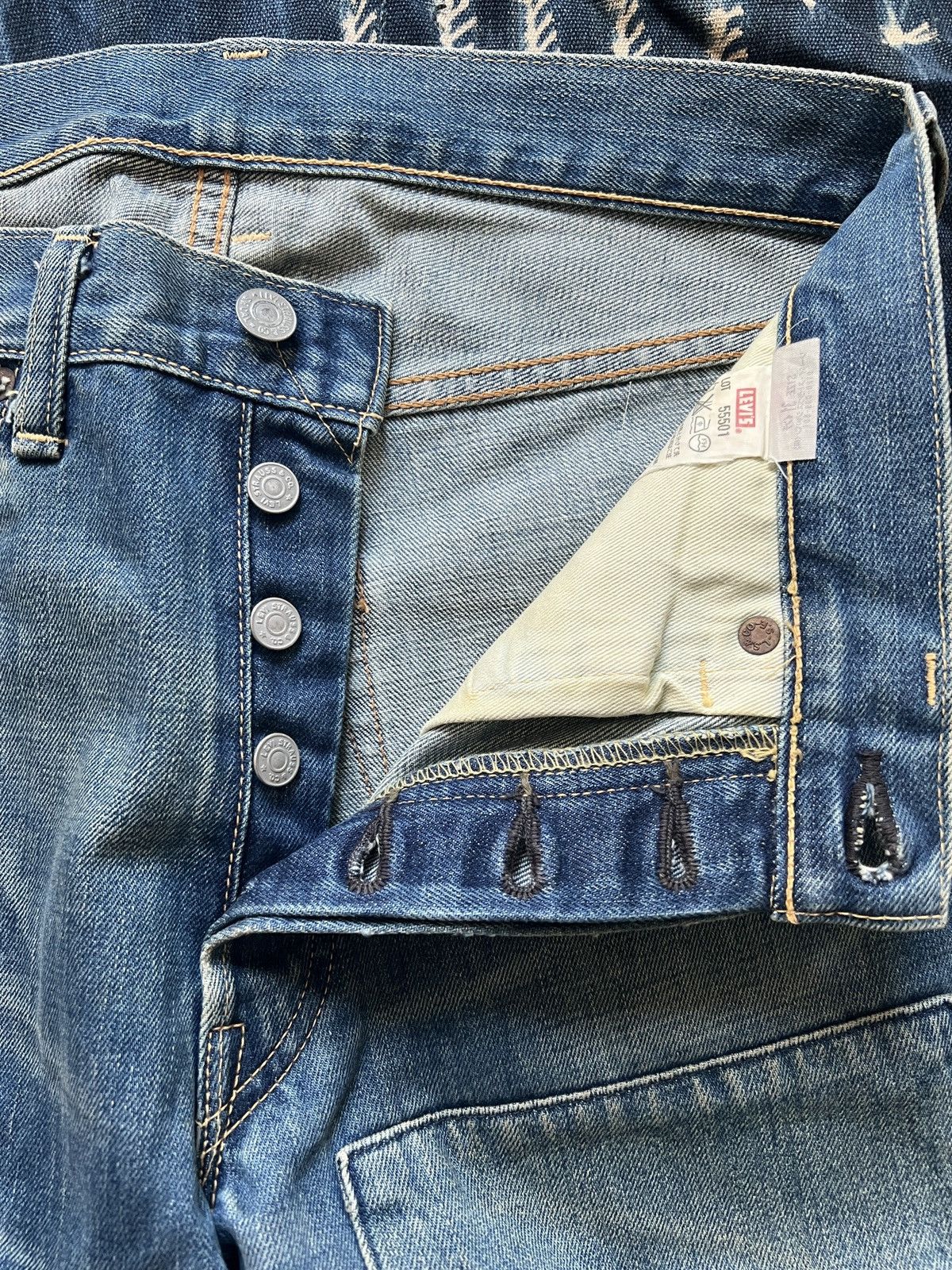 Levi's Vintage Clothing Levis Vintage Clothing LVC 55501 Selvedge Carpenter Jeans Size US 31 - 10 Thumbnail