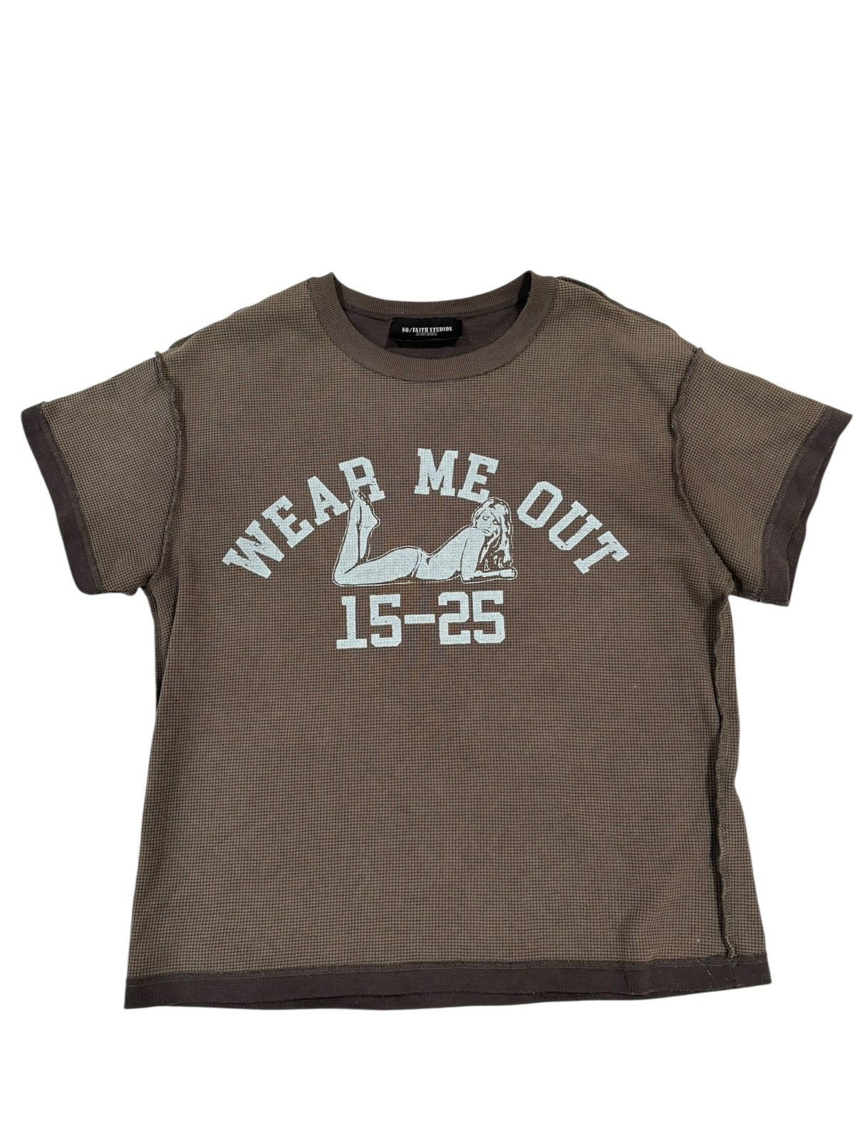 No Faith Studios sunfade waffle cotton tee Size US M / EU 48-50 / 2 - 2 Thumbnail