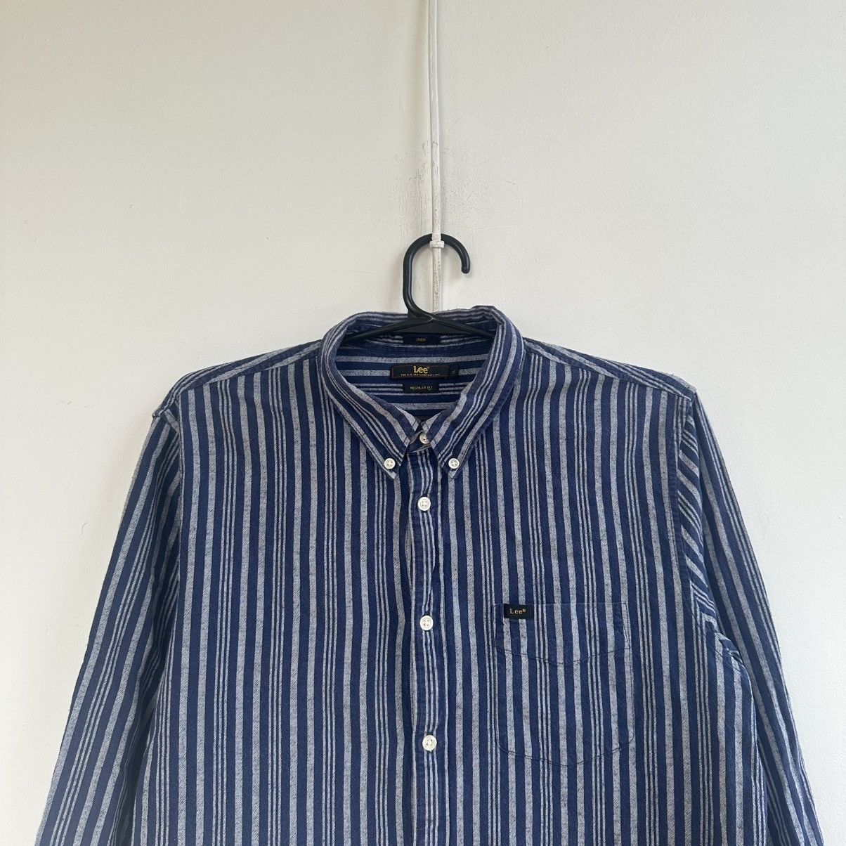 Lee Vintage Lee linen striped Western Shirt USA Size US XL / EU 56 / 4 - 9 Thumbnail
