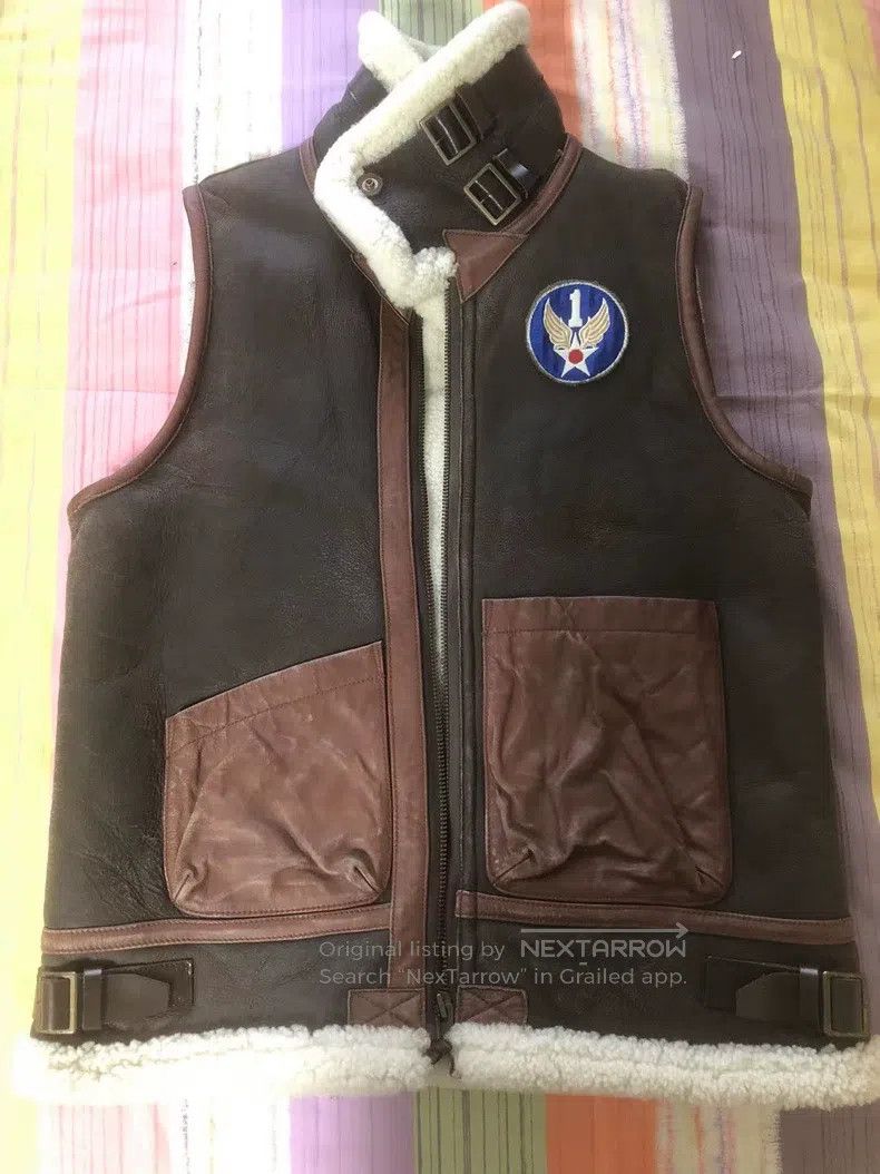 Neighborhood Neighborhood Leather Jacket Vest, Leather Biker Jacket, Si Size US L / EU 52-54 / 3 - 1 Thumbnail