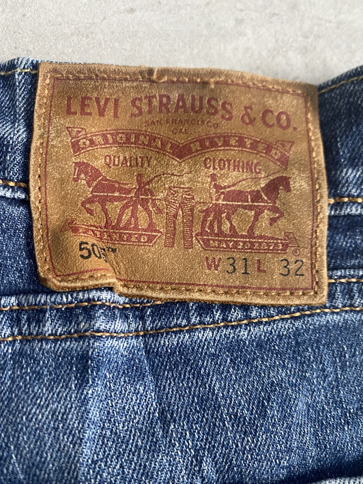 Levi's Levi’s 505 – Classic Straight Fit Size US 32 / EU 48 - 14 Thumbnail
