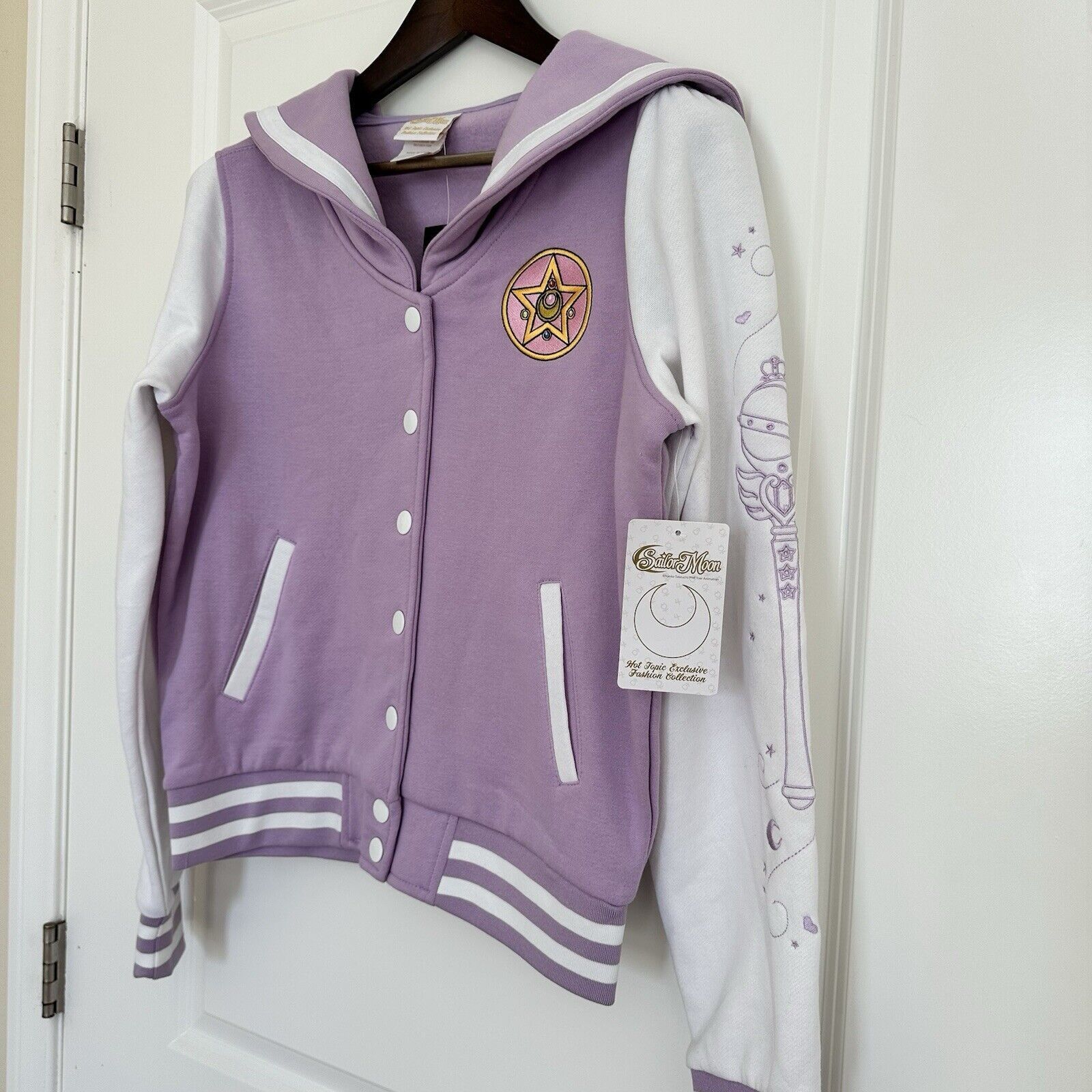 Other Pretty Guardian Sailor Moon Varsity Jacket Size S NWT Size S / US 4 / IT 40 - 2 Thumbnail