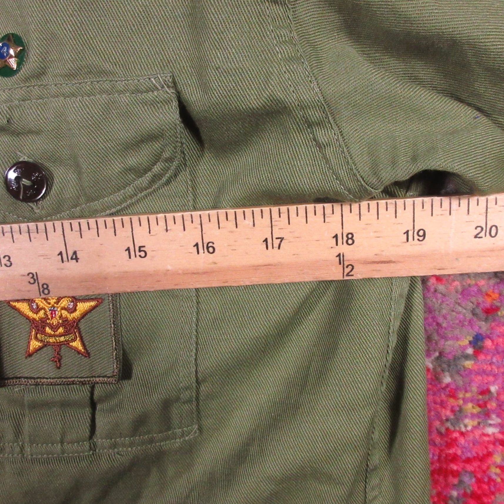 Vintage VINTAGE Boy Scouts of America Shirt 14 1/2 Green Mt Vernon WA Patches Pins Mens Size US S / EU 44-46 / 1 - 5 Thumbnail