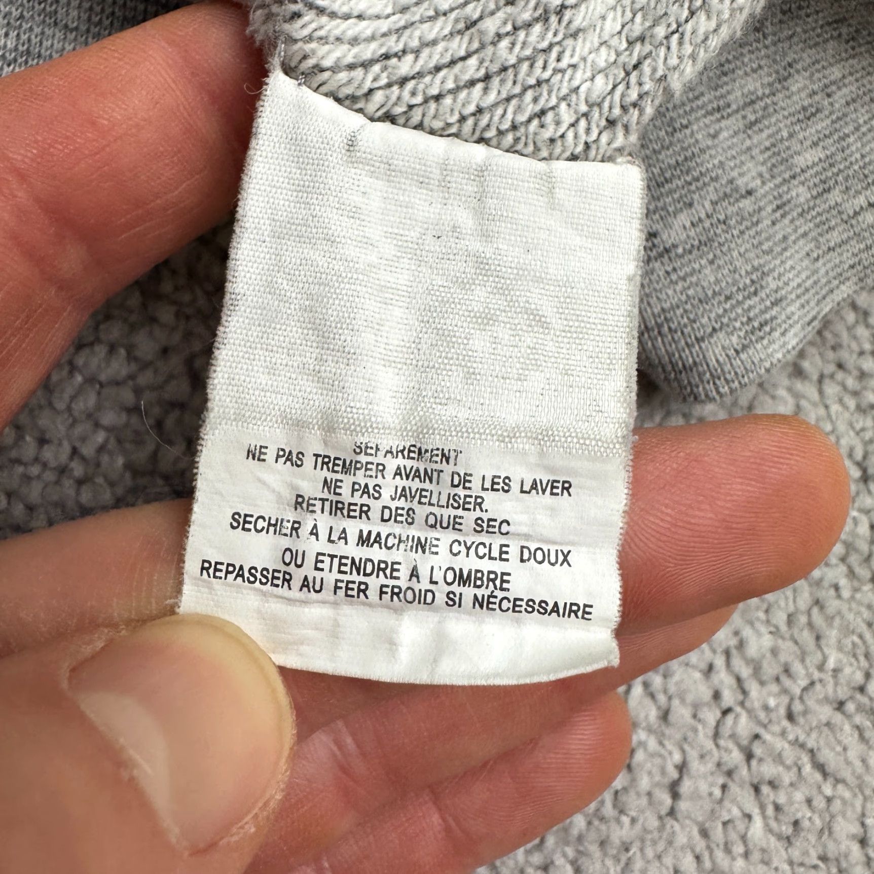 Grayers Grayers Athletics Full Zip Hoodie Sweatshirt Mens XL Gray Textured Cotton Blend Size US XL / EU 56 / 4 - 7 Thumbnail