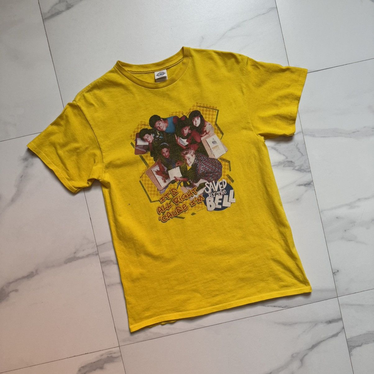 Delta × Garbage TV × Vintage Vintage 2011 Saved By The Bell Distressed T-Shirt Size US M / EU 48-50 / 2 - 3 Thumbnail