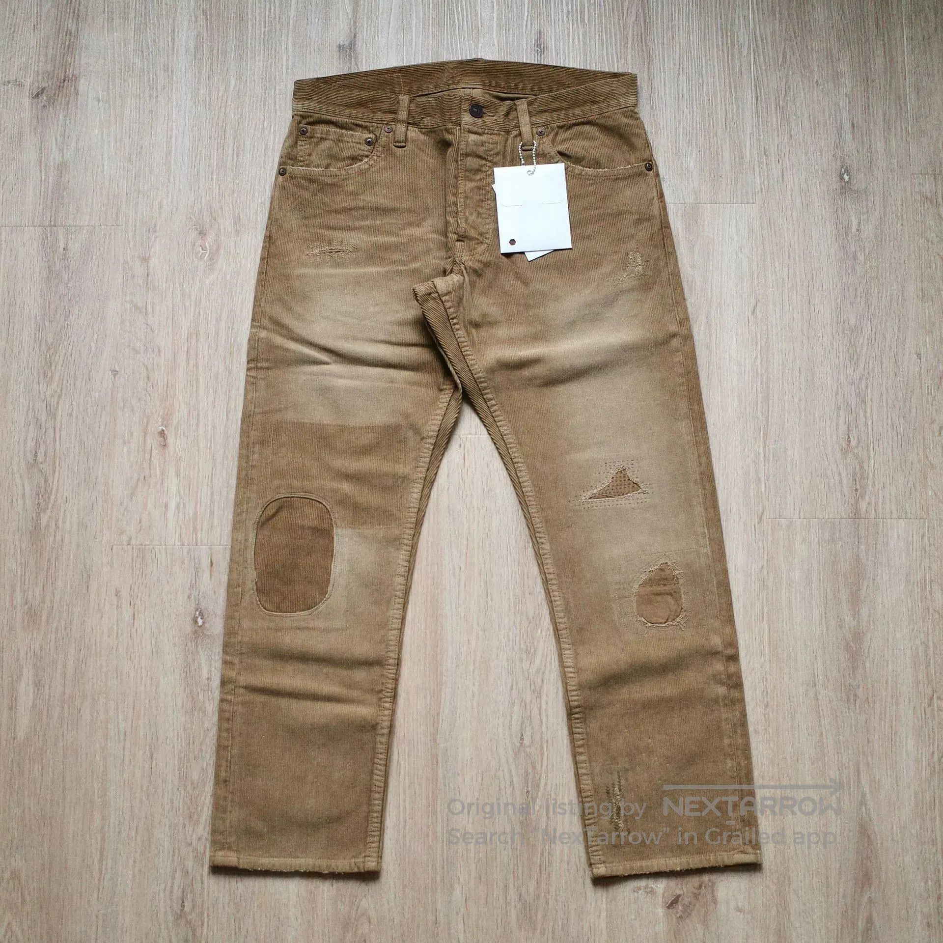 Visvim VISVIM FLUXUS 10 CORDS CRASH Pants. Size US 30 / EU 46 - 1 Thumbnail