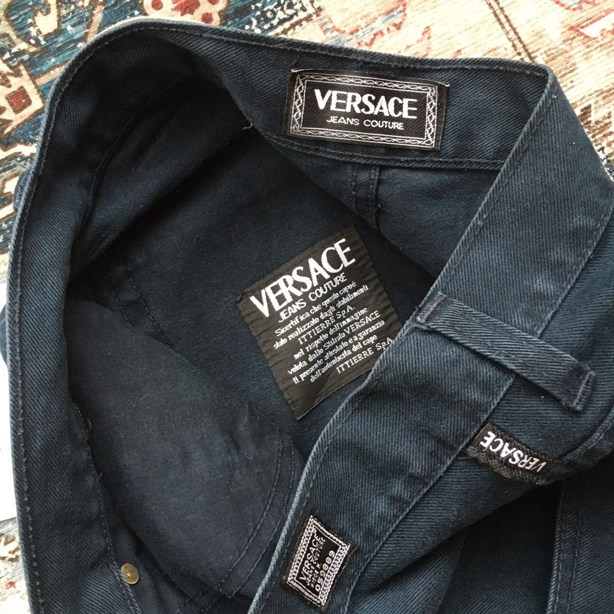 Versace × Versace Jeans Couture Vintage Versace jeans Couture pants Size US 32 / EU 48 - 4 Thumbnail