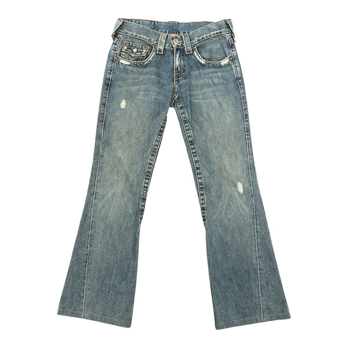 True Religion True Religion Joey Flare Denim Size 28" / US 6 / IT 42 - 1 Thumbnail