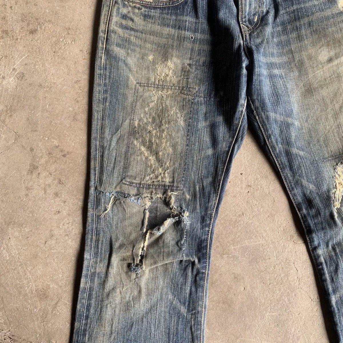 Vintage 🔥THRASHED! FLARE/BOOTCUT VTG EDWIN 401XX Jeans Denim Pants Size US 32 / EU 48 - 5 Thumbnail