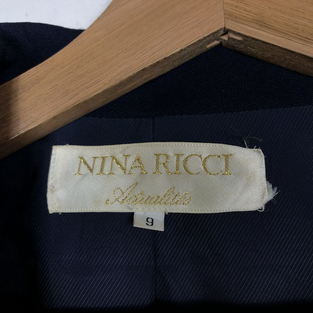 Designer 📌VINTAGE HEAVY JACKET DOUBLE LAYER BREAST NINA RICCI Size US M / EU 48-50 / 2 - 17 Thumbnail