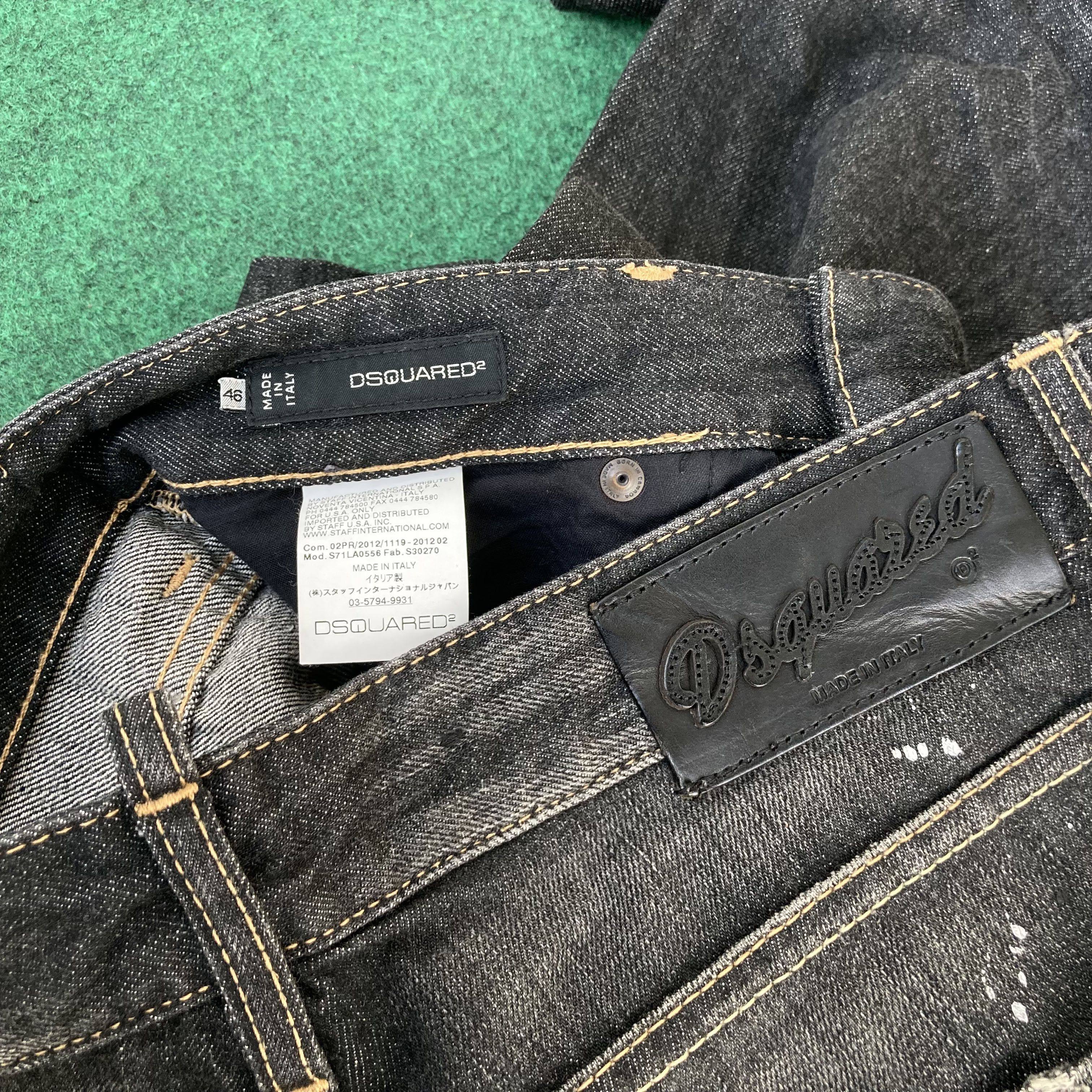 Dsquared2 × Japanese Brand 31x33 Vtg DSQUARED 2 Denim Italy Rips Distressed Pant Jeans Size US 31 - 5 Thumbnail
