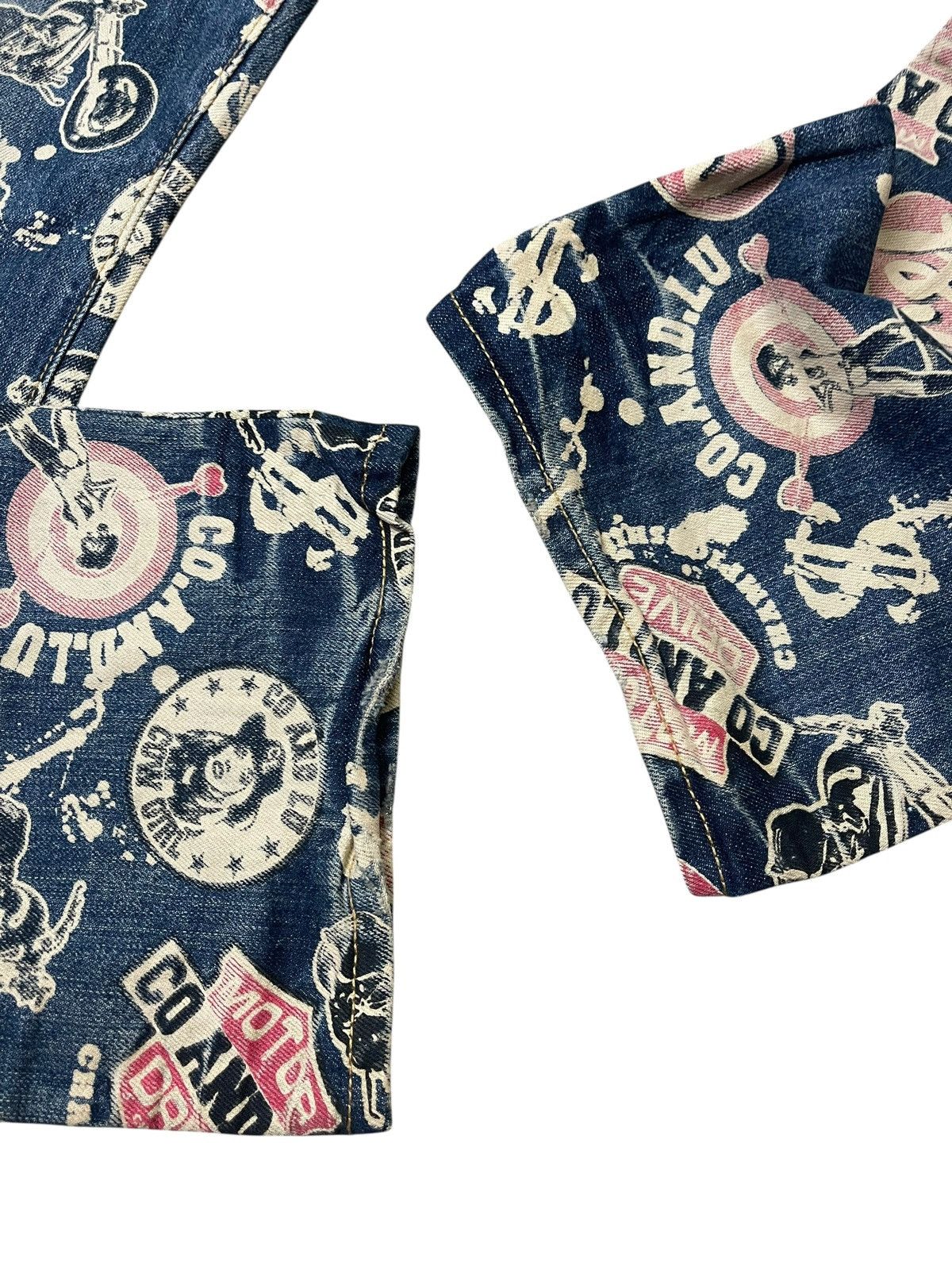 Hysteric Glamour Vintage Co & Lu Jeans Full Print Size US 31 - 9 Thumbnail