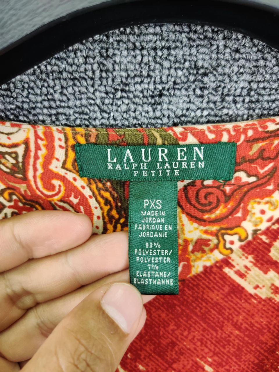 Ralph Lauren Vintage Ralph Lauren Petite Paisley Wrap Dress Size XS / US 0-2 / IT 36-38 - 10 Thumbnail