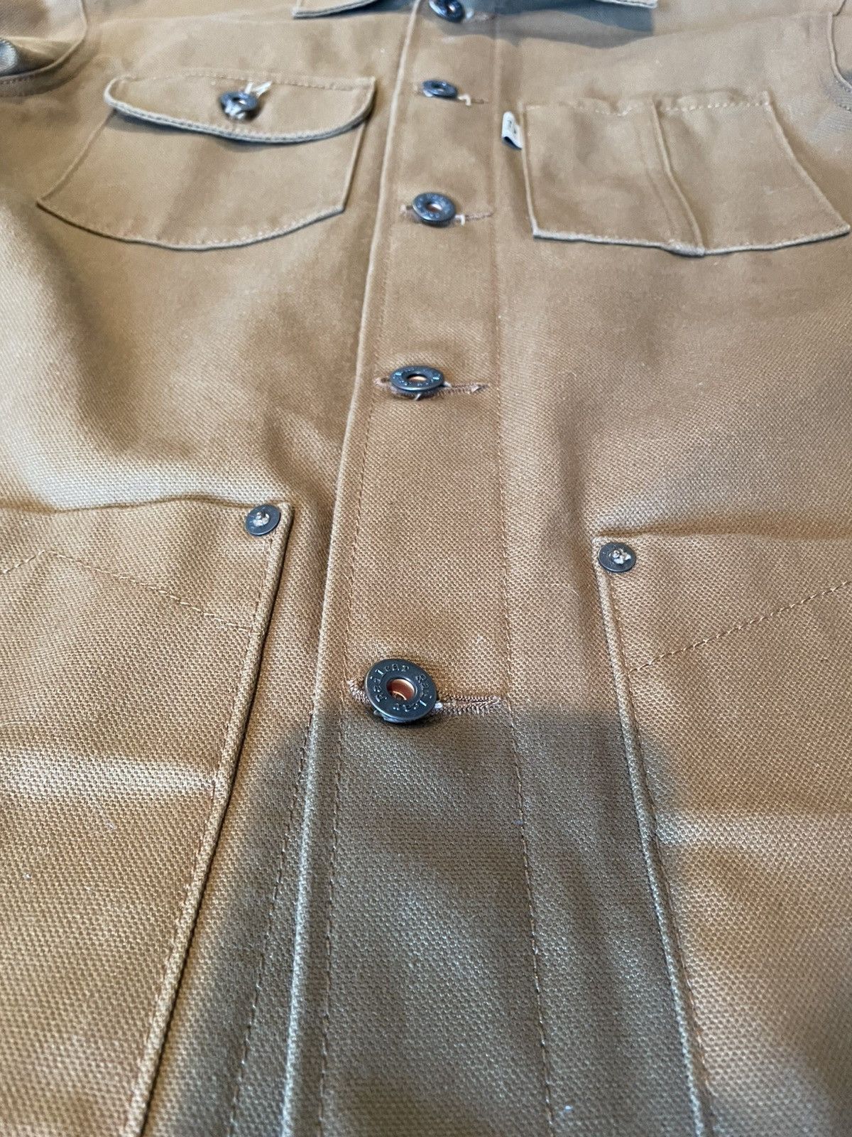 Railcar Fine Goods Chore Coat 12oz Duck in Brown, Men's — image 4 of 6