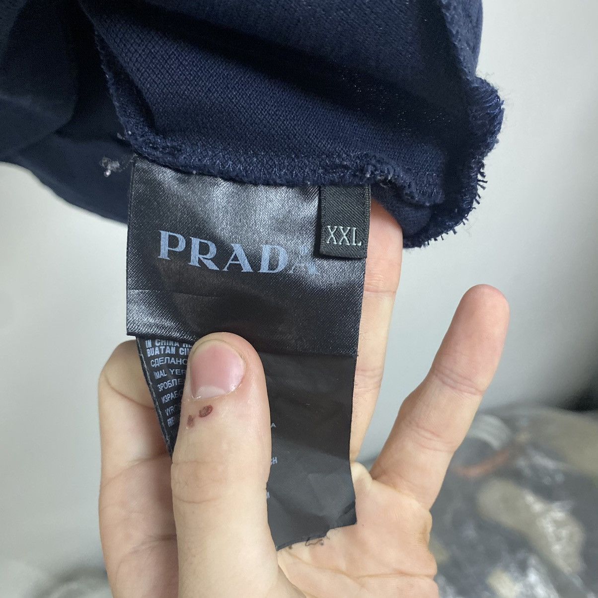 Prada Prada T-Shirt Polo Vintage Size US XXL / EU 58 / 5 - 5 Thumbnail
