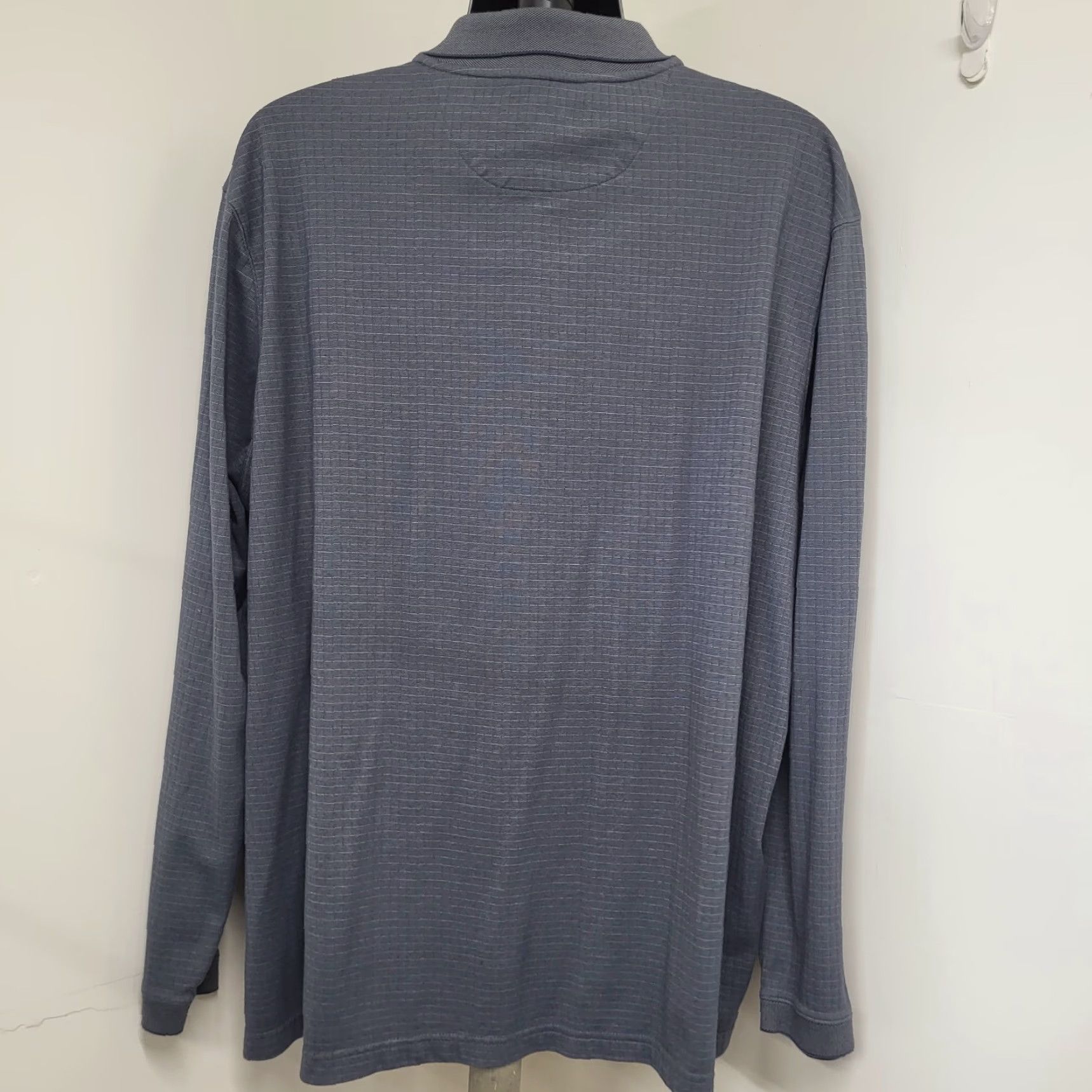 Croft & Barrow VINTAGE? No. Actually: Croft & Barrow Polo Shirt Men XXL Gray Checks Pocket Long Sleeve Preppy Shirt Size US XXL / EU 58 / 5 - 4 Thumbnail