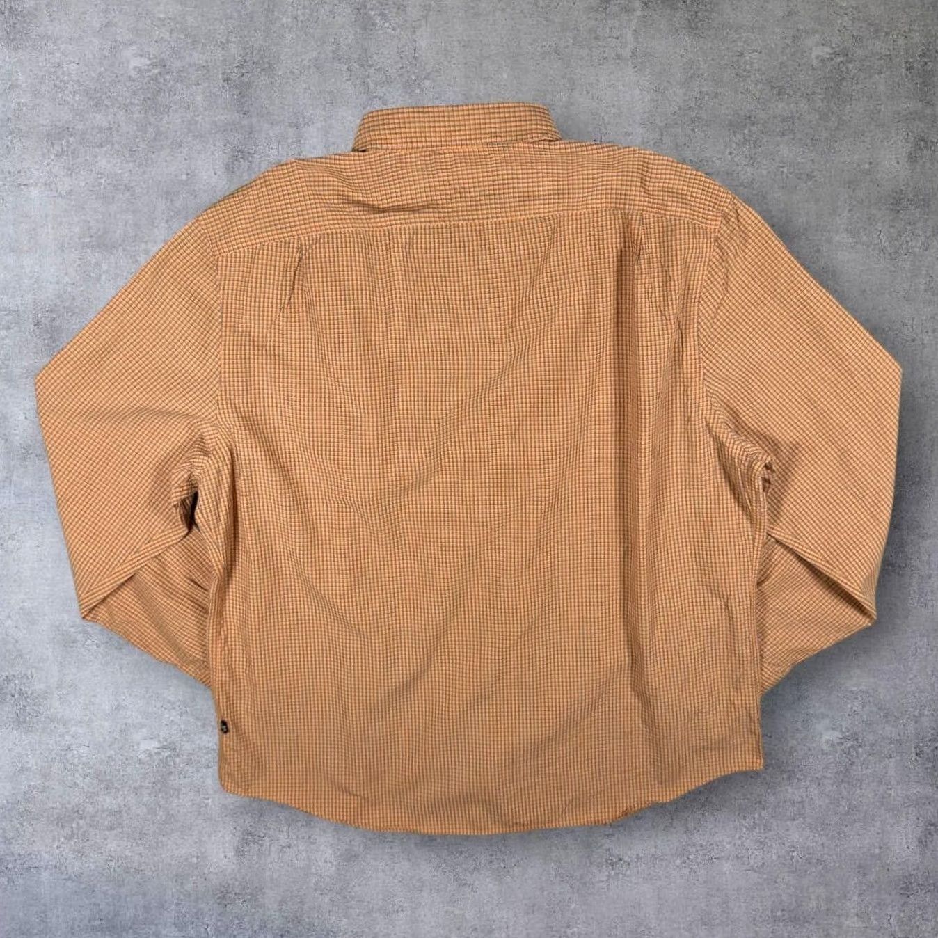 Nautica Nautica Shirt Adult XXL Orange Check Long Sleeve Button-Down Classic Mens Size US XXL / EU 58 / 5 - 2 Thumbnail