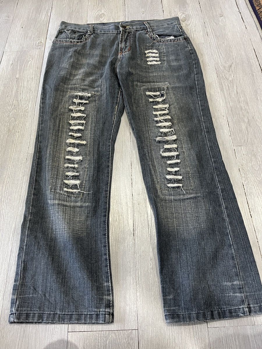 Japanese Brand Distressed denim Size US 36 / EU 52 - 2 Thumbnail