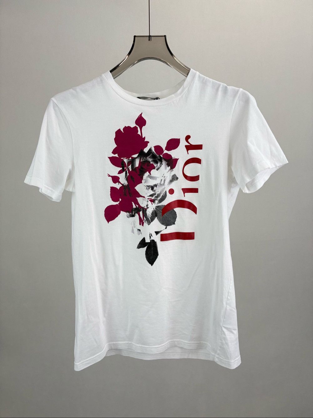 Dior Dior Floral Rose Logo T-Shirt Size XS Size XS / US 0-2 / IT 36-38 - 1 Thumbnail