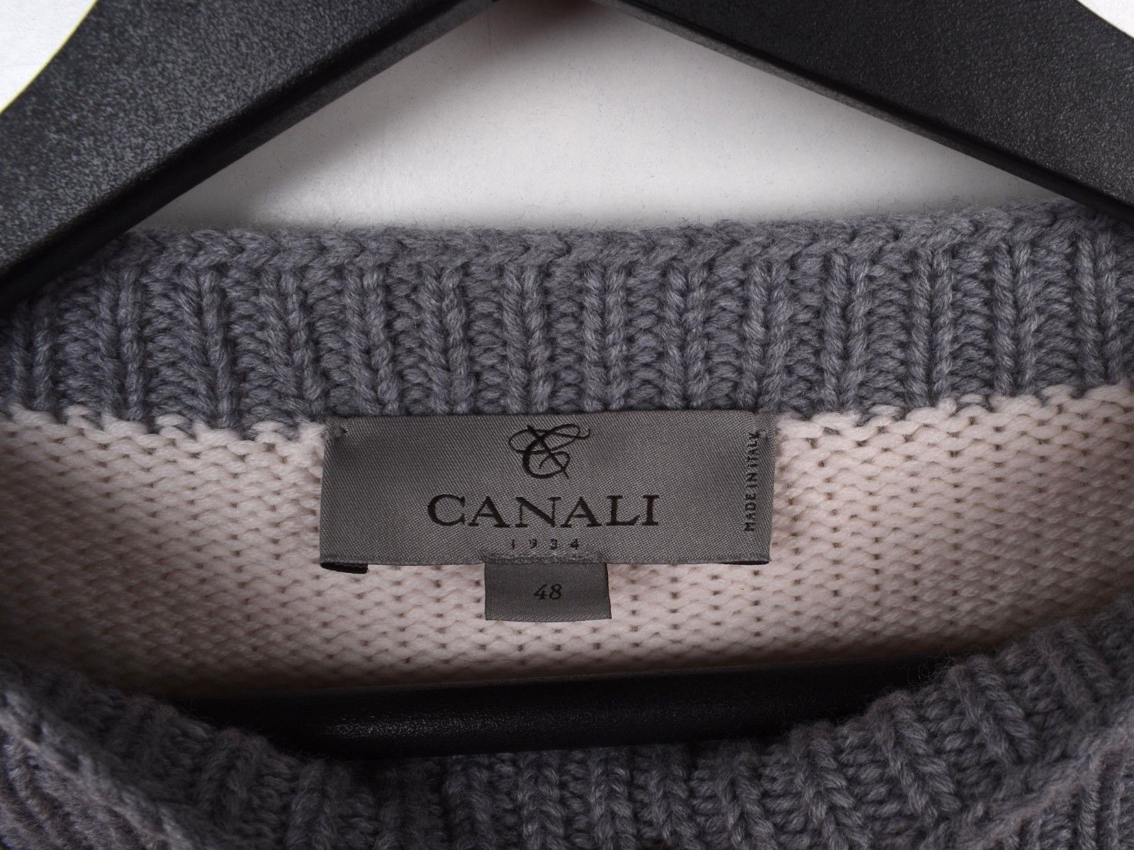 Canali Canali Men Sweater Heavy Knit Size IT48-M, S1697 Size US M / EU 48-50 / 2 - 4 Thumbnail