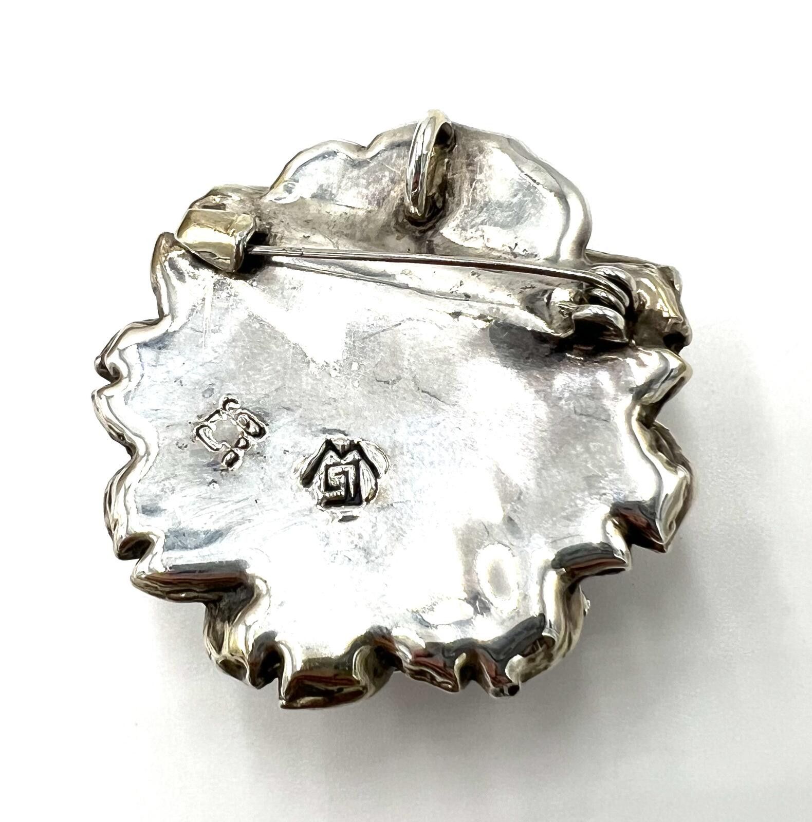 Other LGW Sterling Silver Electroform Rose Brooch Size ONE SIZE - 6 Thumbnail