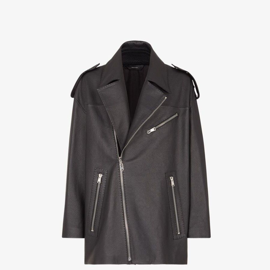 Fendi o1w1db11224 Jacket in Black Size US L / EU 52-54 / 3 - 1 Thumbnail