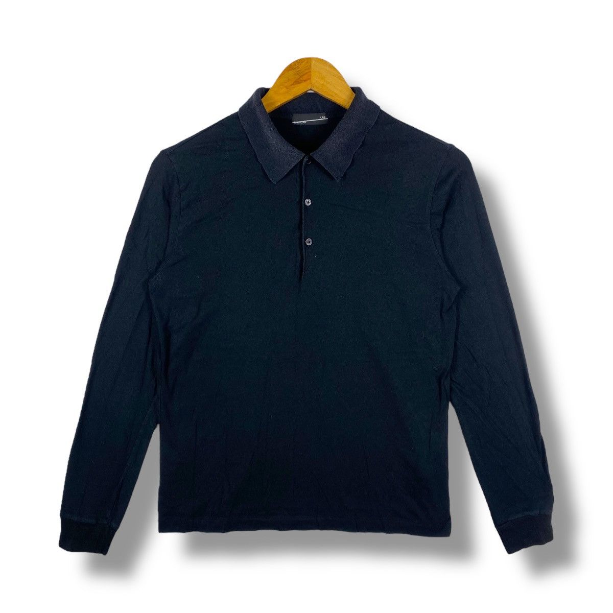 Lad Musician LAD MUSICIAN Flowers 03 Long Sleeve Polo Shirt Small Size Size US S / EU 44-46 / 1 - 1 Thumbnail