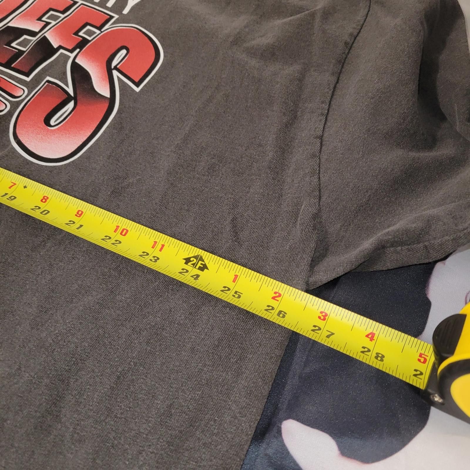 NFL NWT KC Chiefs NFL Heavyweight T-Shirt, Grey Plus Size 2XL Size US XXL / EU 58 / 5 - 2 Thumbnail